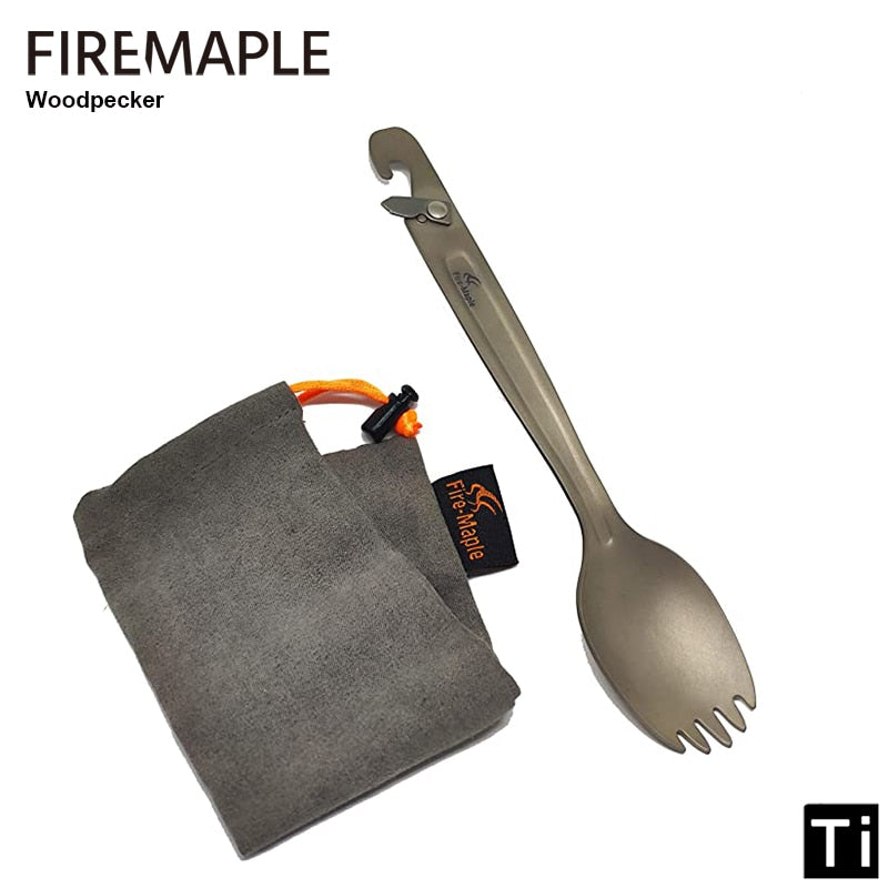 Fire Maple Titanium Spork With Multi Function Punch
