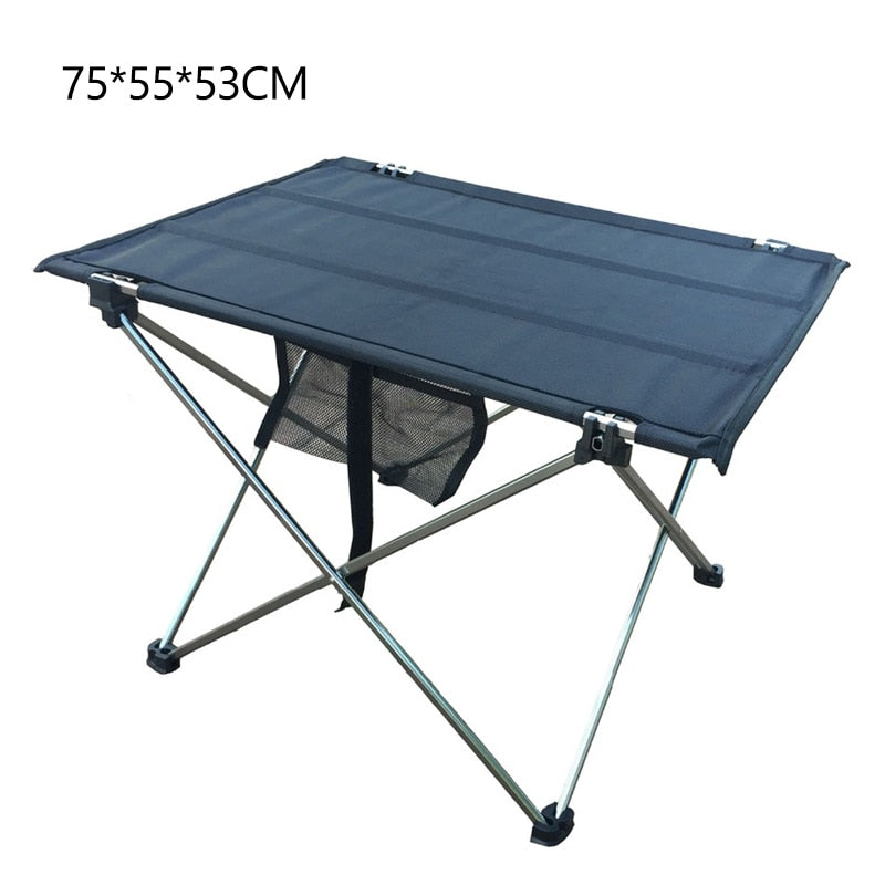 Outdoor Camping Folding Table with Aluminium Alloy Table Waterproof Ultra-light Durable Folding Table Desk for Picnic& Camping