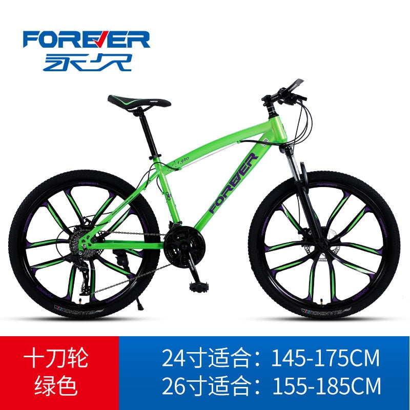 Double Disc Brake Shock Absorption Outdoor Bike