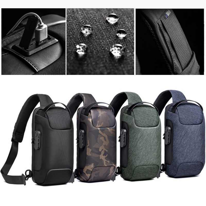 Anti-theft Sling Bag for Men