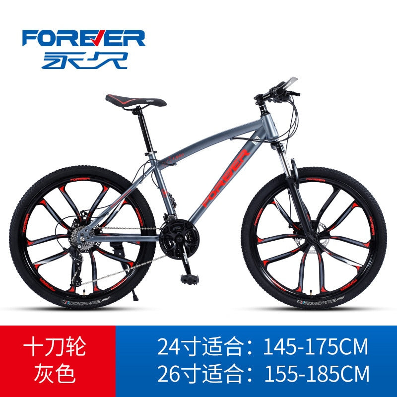 Double Disc Brake Shock Absorption Outdoor Bike