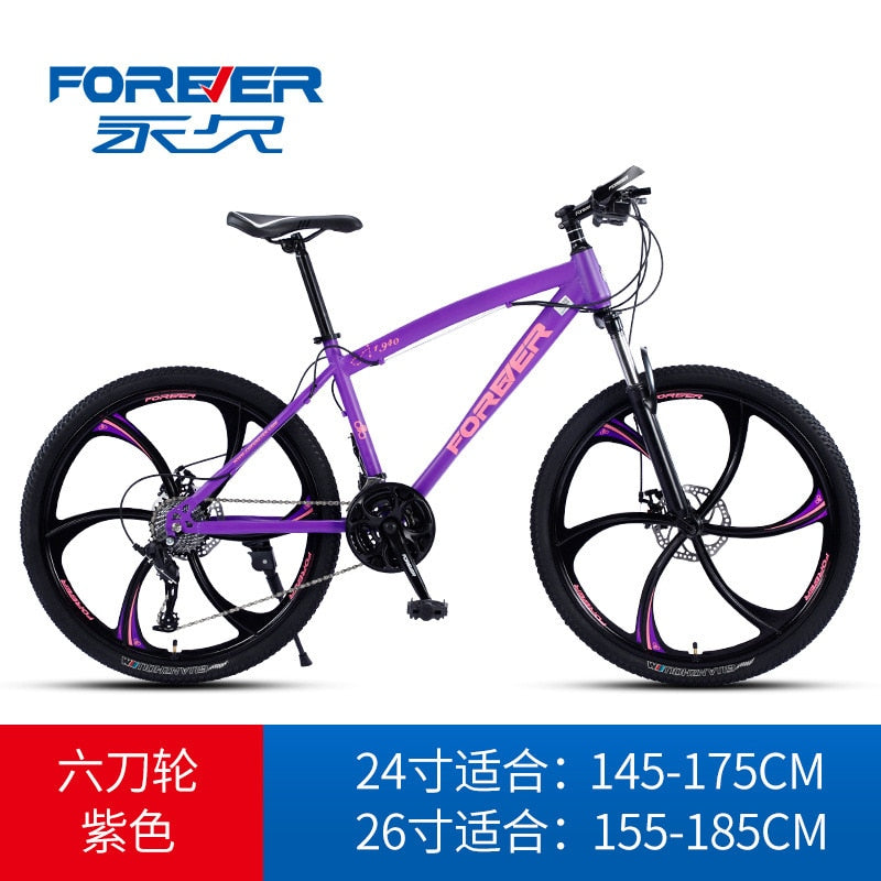 Double Disc Brake Shock Absorption Outdoor Bike