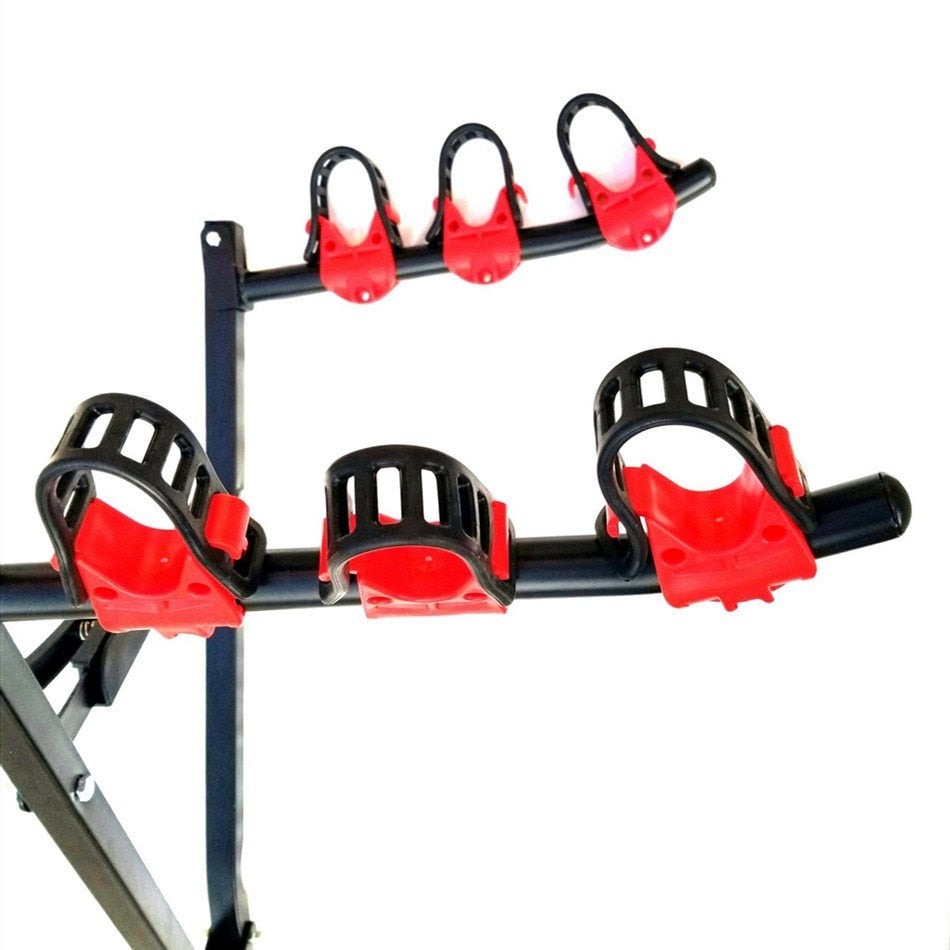 3 Bikes Rack Steel V-Rack Trunk Mount