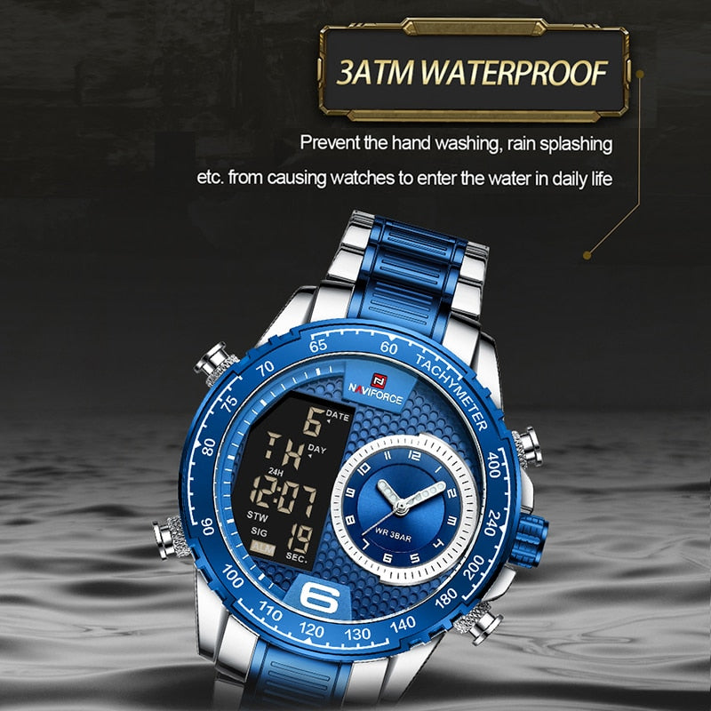 NAVIFORCE Luxury Brand Waterproof Military Sports Watch