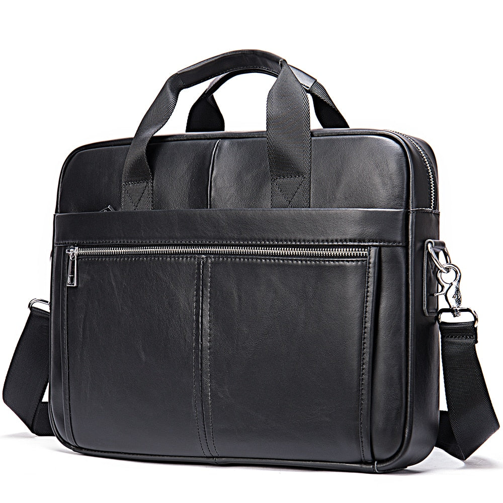 WESTAL Genuine Leather Messenger Bag