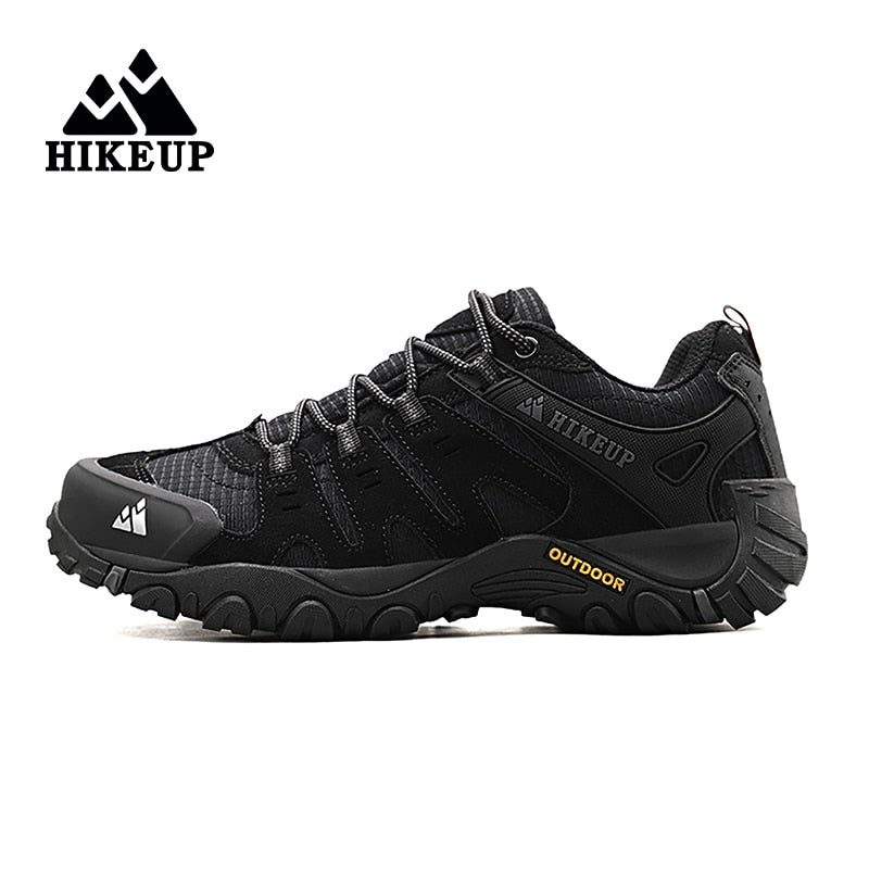 HIKEUP Men's Leather Outdoor Hiking & Hunting Shoes