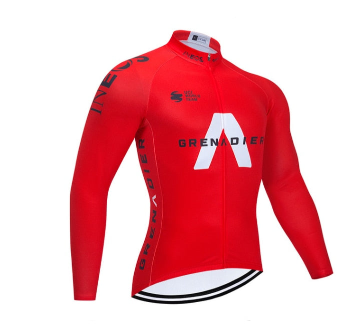 Long-Sleeved Cycling Jersey Suit