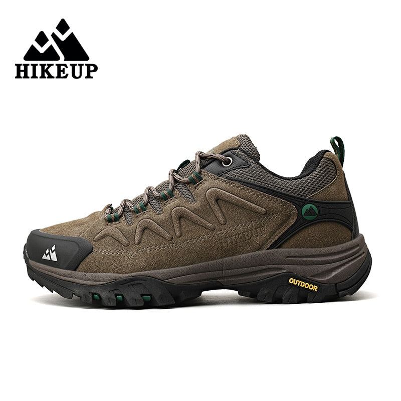 HIKEUP Leather Men‘s Outdoor Hiking Shoes