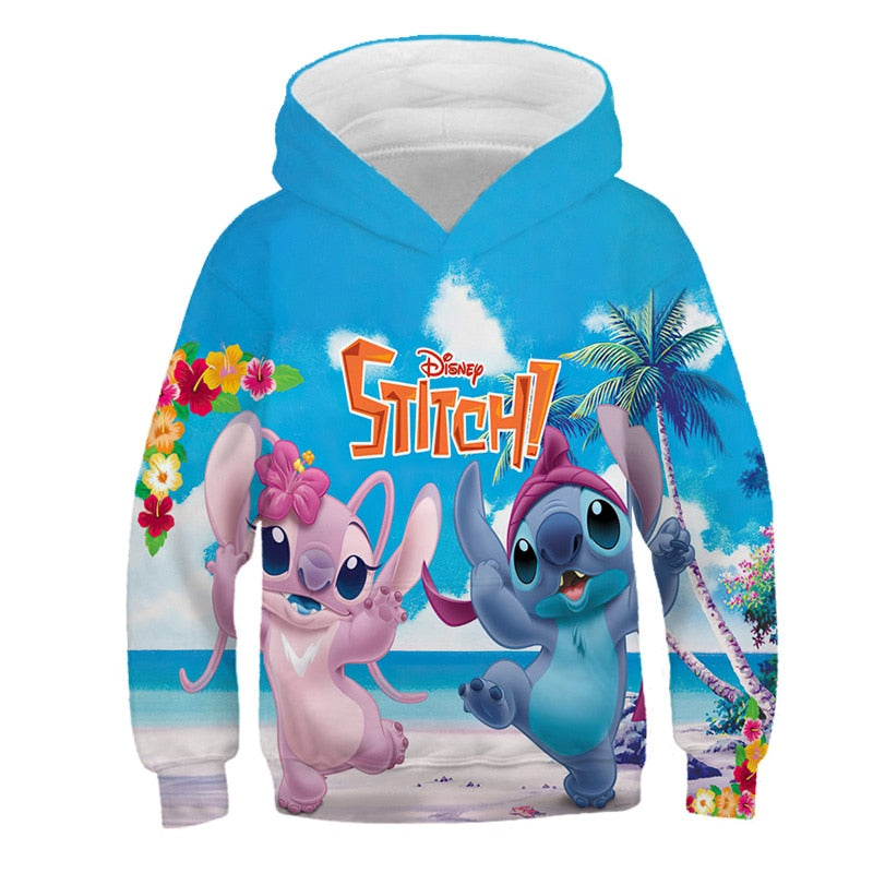 Disney Lilo & Stitch Kids Fashion Hoodies