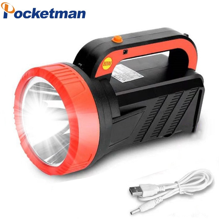 Pocketman Portable USB Rechargeable High Power Searchlight