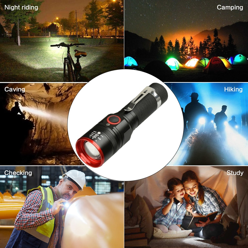 Pocketman LED Portable Camping Flashlights