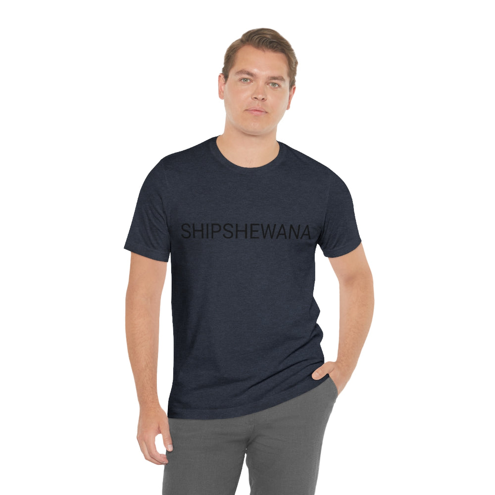 SHIPSHEWANA Indiana Unisex Jersey Short Sleeve Tee by Equippage.com