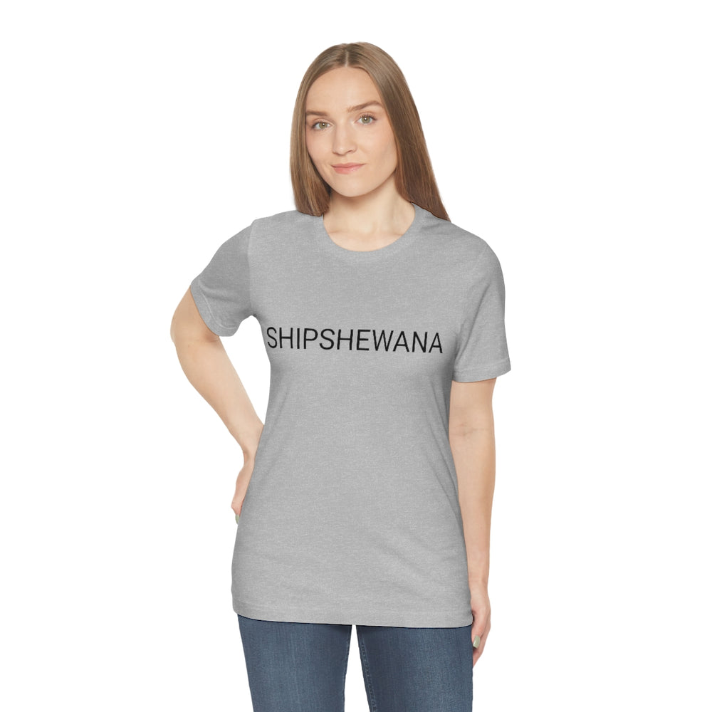 SHIPSHEWANA Indiana Unisex Jersey Short Sleeve Tee by Equippage.com