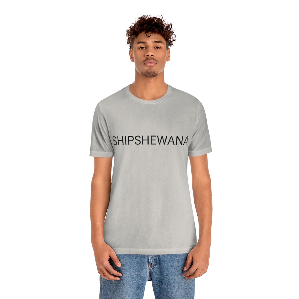 SHIPSHEWANA Indiana Unisex Jersey Short Sleeve Tee by Equippage.com