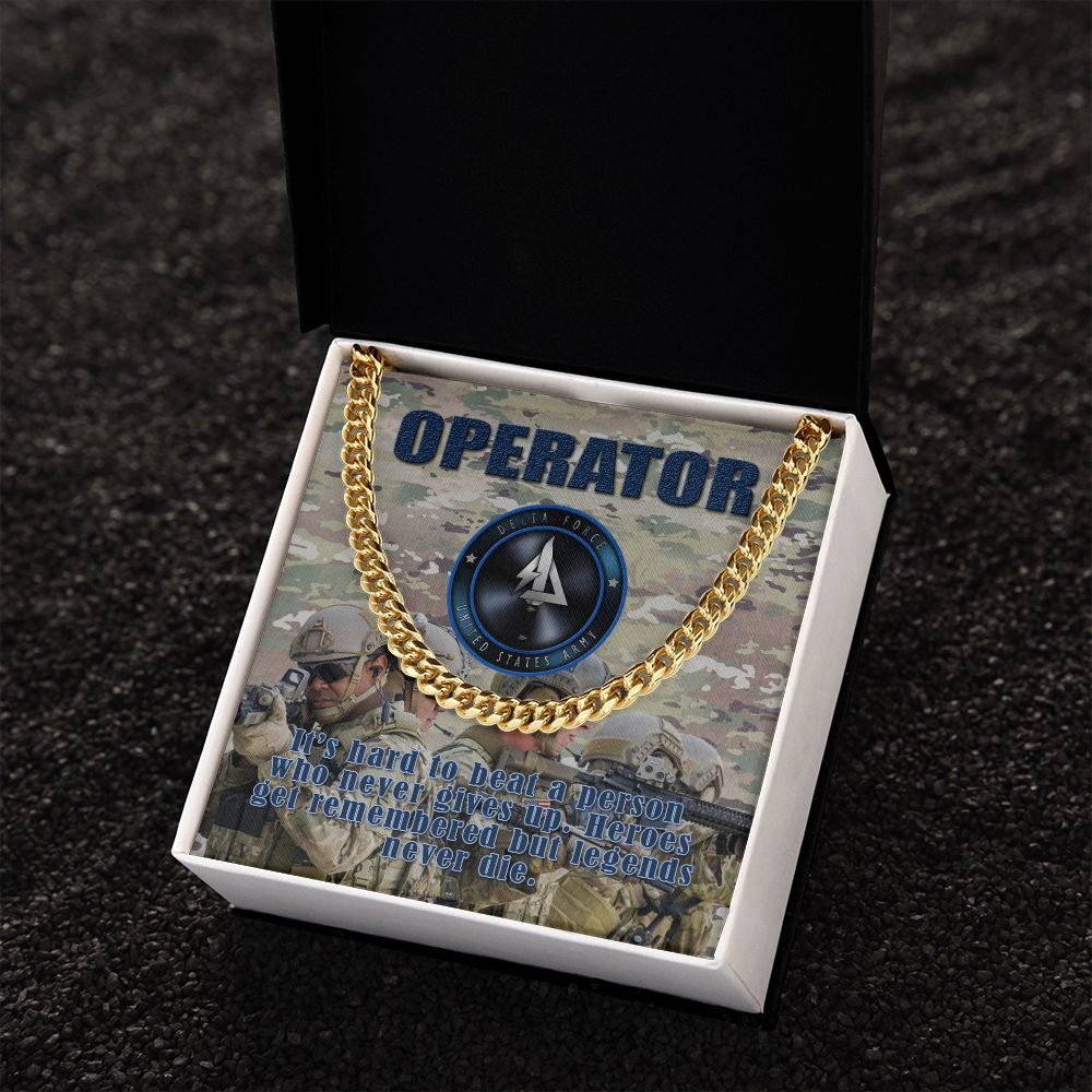 Equippage OPERATOR Cuban Link Chain (OREO + LUX BOX + LENGTH EXTENSION)