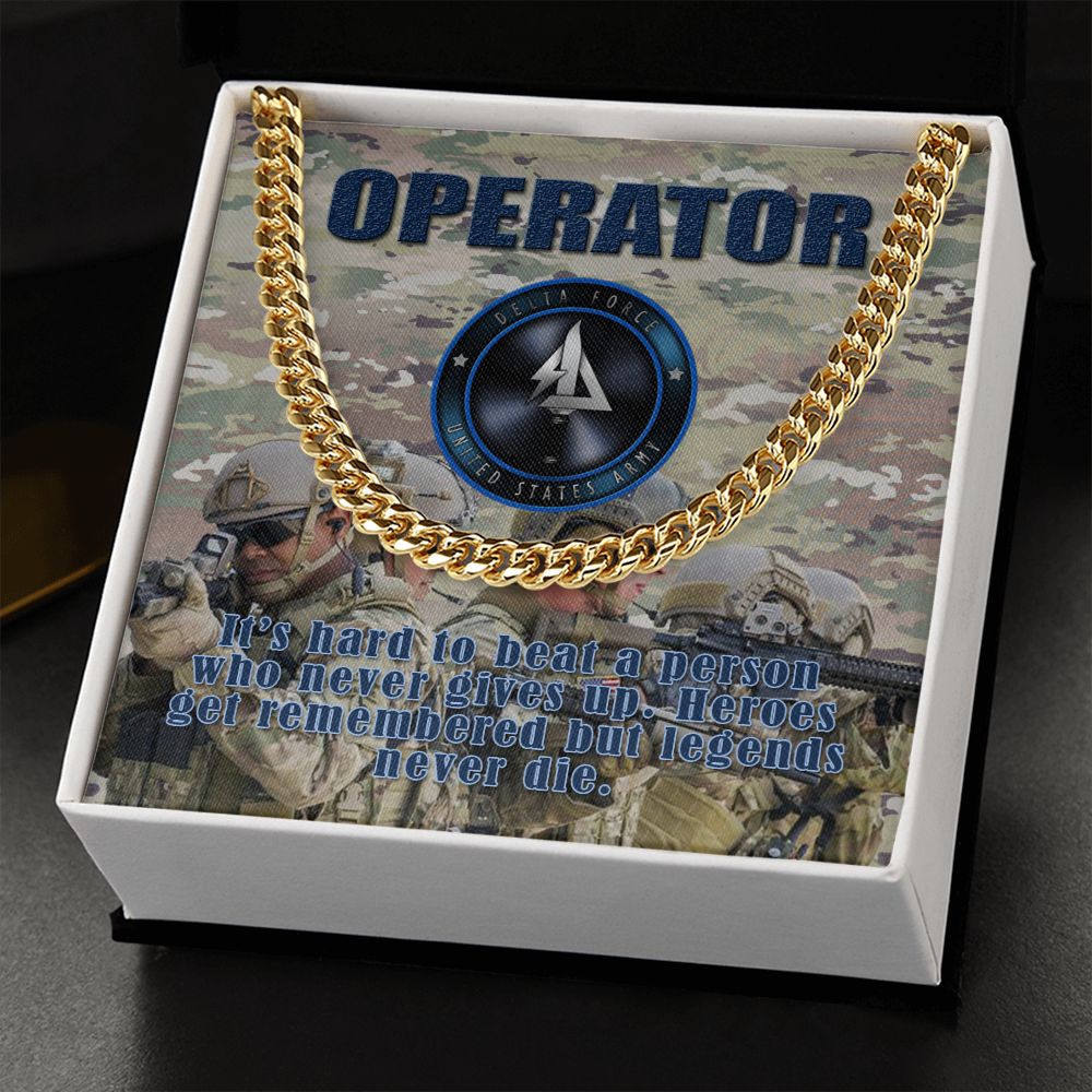 Equippage OPERATOR Cuban Link Chain (OREO + LUX BOX + LENGTH EXTENSION)