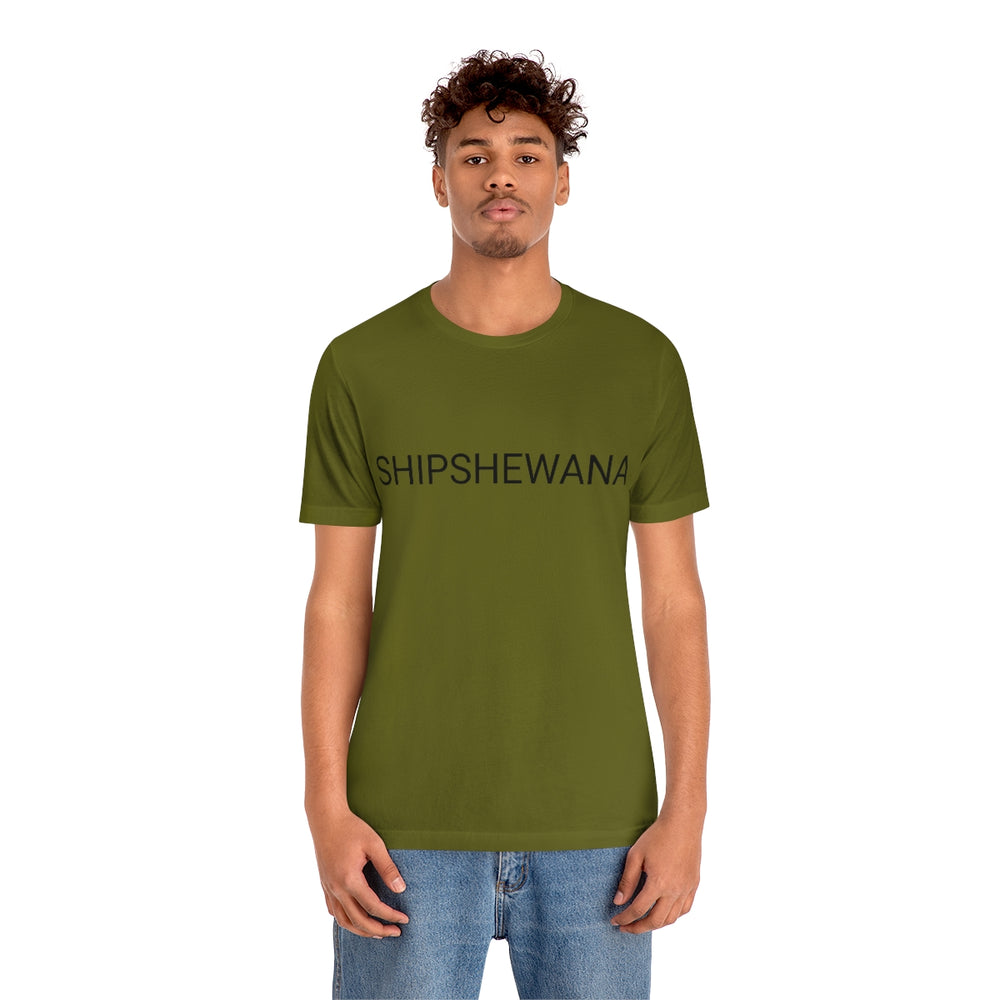 SHIPSHEWANA Indiana Unisex Jersey Short Sleeve Tee by Equippage.com