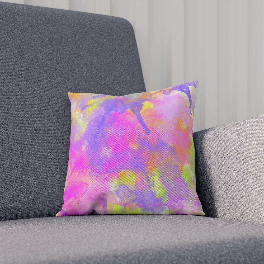 Water Color Neon Pillow