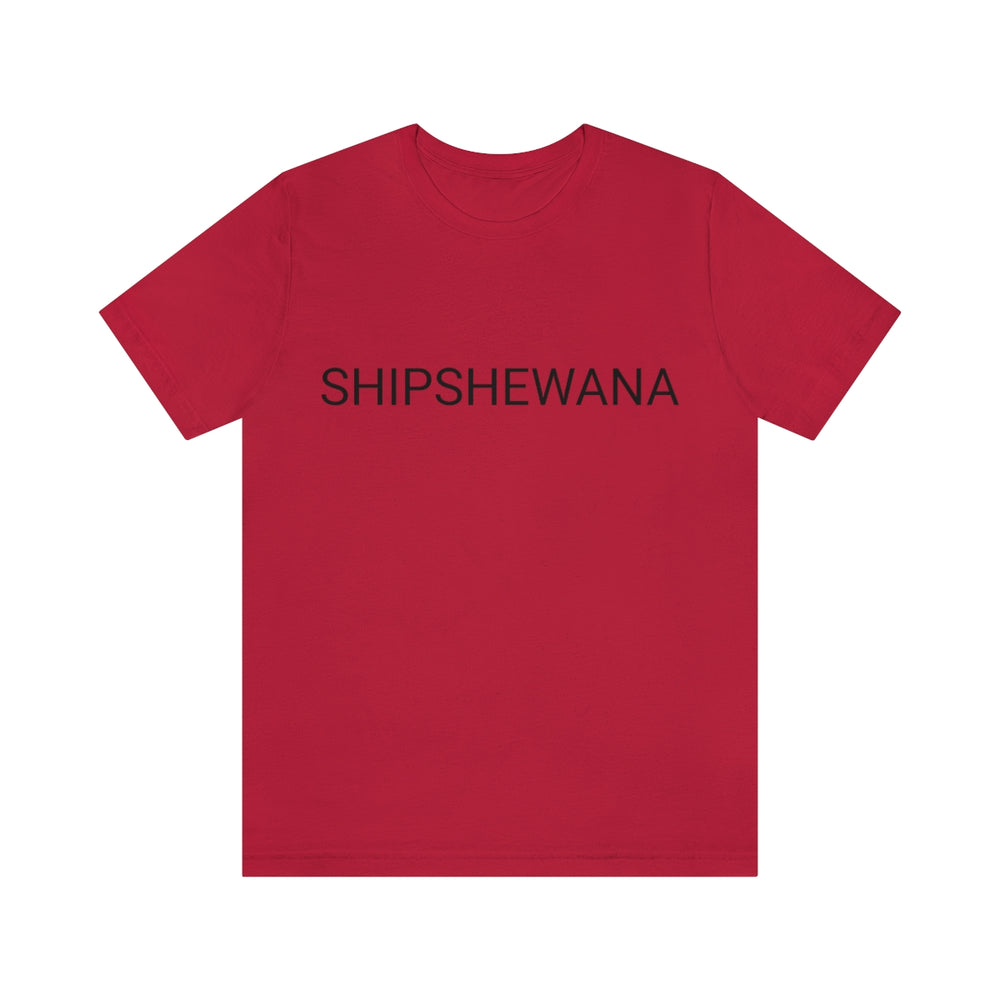 SHIPSHEWANA Indiana Unisex Jersey Short Sleeve Tee by Equippage.com