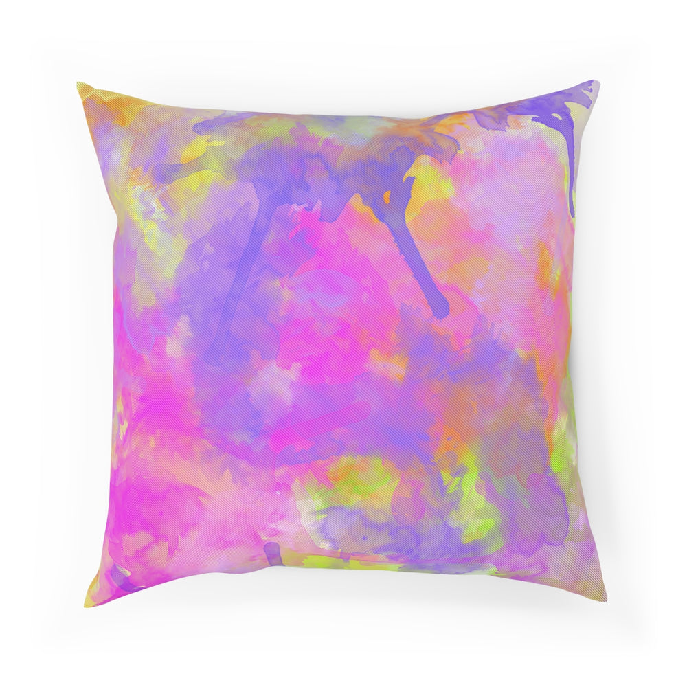 Water Color Neon Pillow