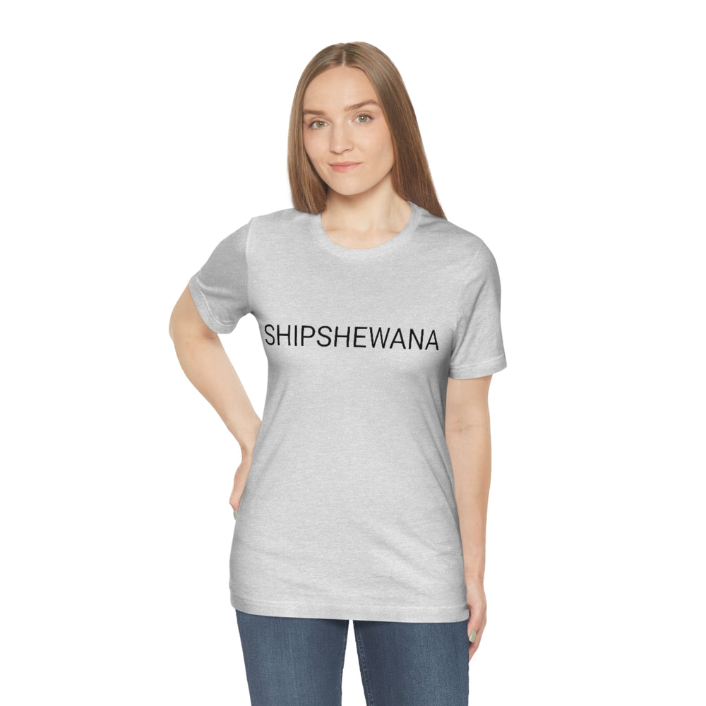 SHIPSHEWANA Indiana Unisex Jersey Short Sleeve Tee by Equippage.com