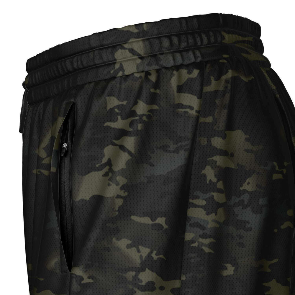 Equippage Men's 2-in-1 Black MultiCam Shorts