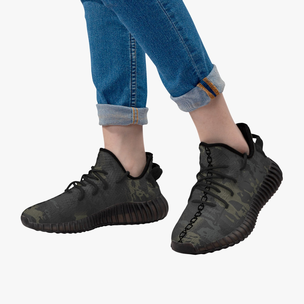 Equippage Black MultiCam Unisex Mesh Knit Sneakers