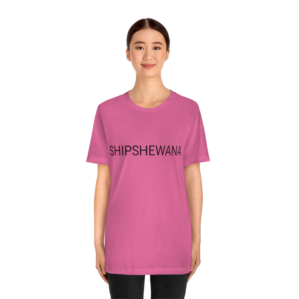 SHIPSHEWANA Indiana Unisex Jersey Short Sleeve Tee by Equippage.com