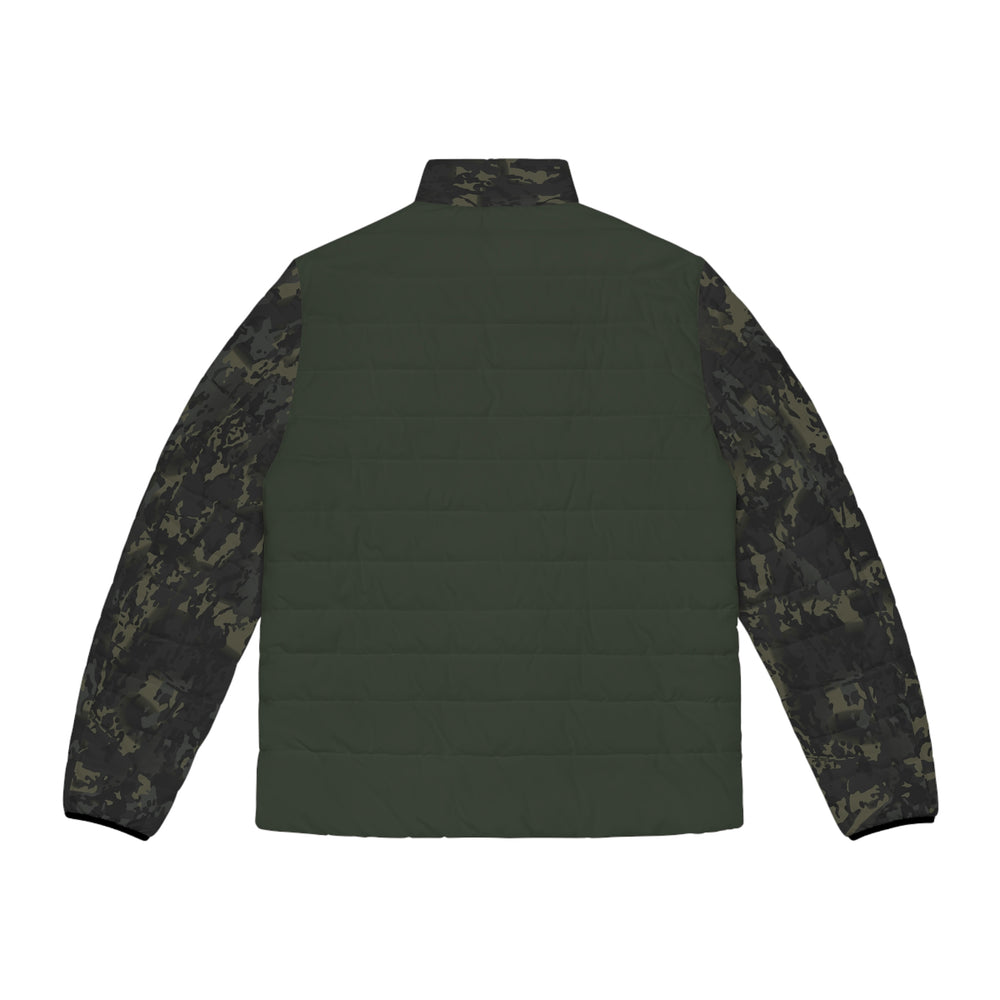 Equippage BMC USMC Green Stripe Men's Puffer Jacket
