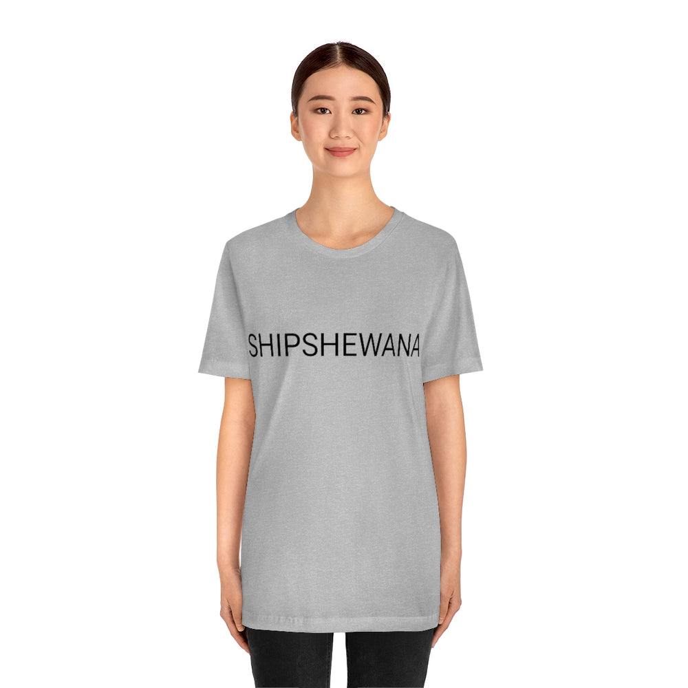 SHIPSHEWANA Indiana Unisex Jersey Short Sleeve Tee by Equippage.com