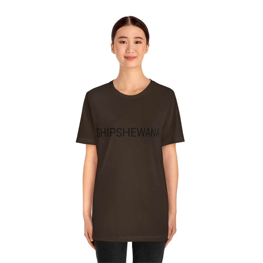 SHIPSHEWANA Indiana Unisex Jersey Short Sleeve Tee by Equippage.com