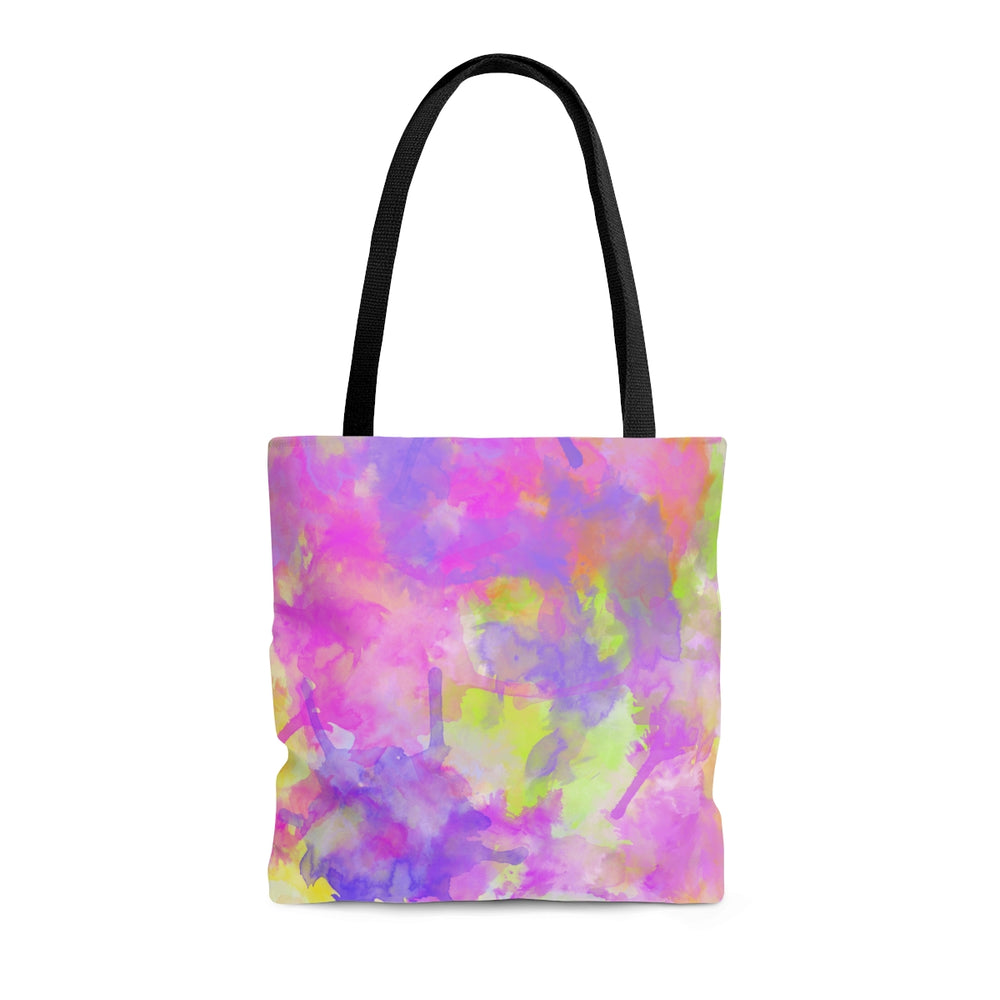 Water Color Neon AOP Tote Bag