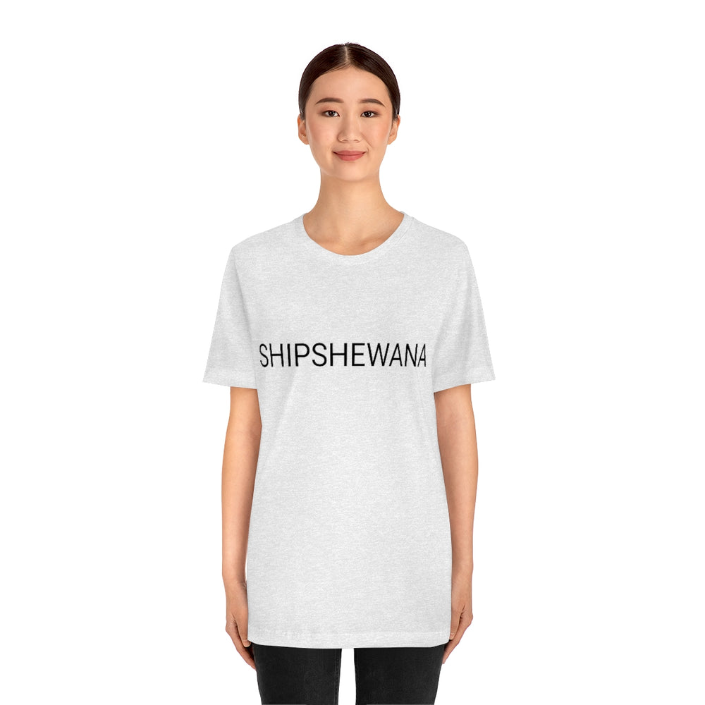 SHIPSHEWANA Indiana Unisex Jersey Short Sleeve Tee by Equippage.com