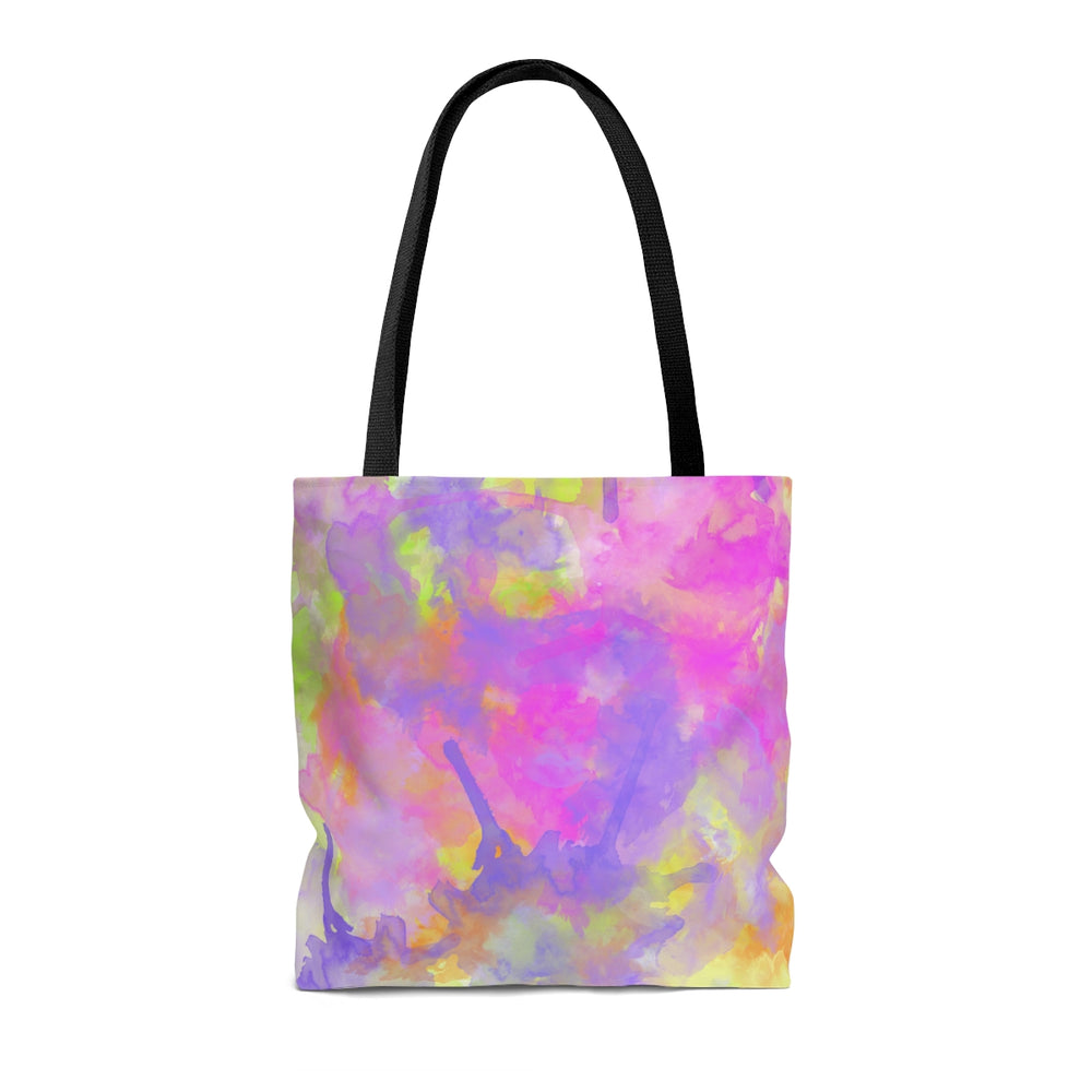 Water Color Neon AOP Tote Bag