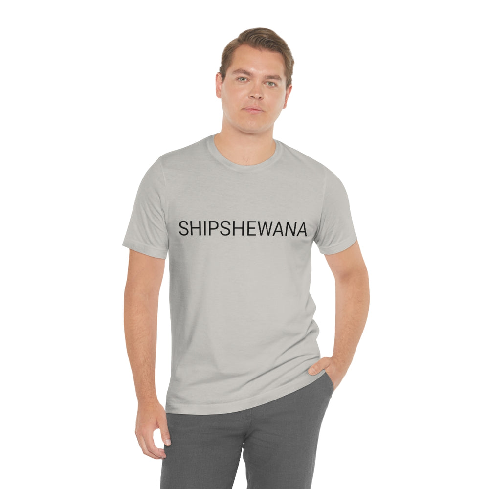 SHIPSHEWANA Indiana Unisex Jersey Short Sleeve Tee by Equippage.com