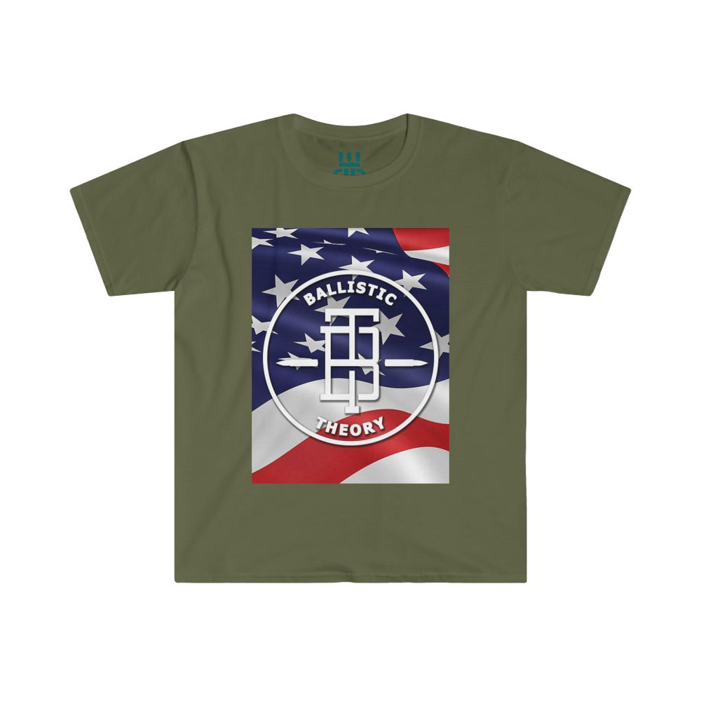 Ballistic Theory US Flag Unisex Softstyle T-Shirt