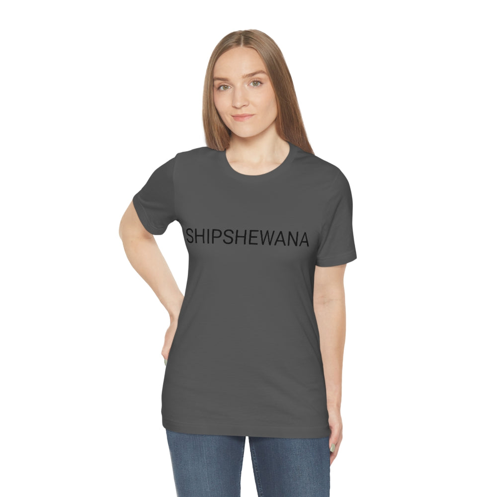 SHIPSHEWANA Indiana Unisex Jersey Short Sleeve Tee by Equippage.com