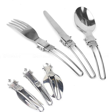 Folding Knife Fork Spoon Tableware - Equippage 