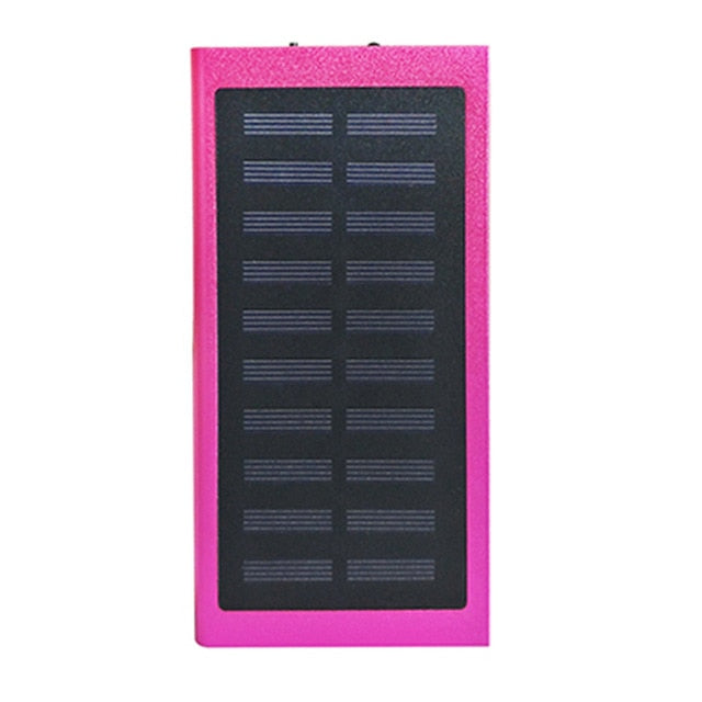 Quick Charge Dual USB 20000mAh Solar Power Bank - Equippage 
