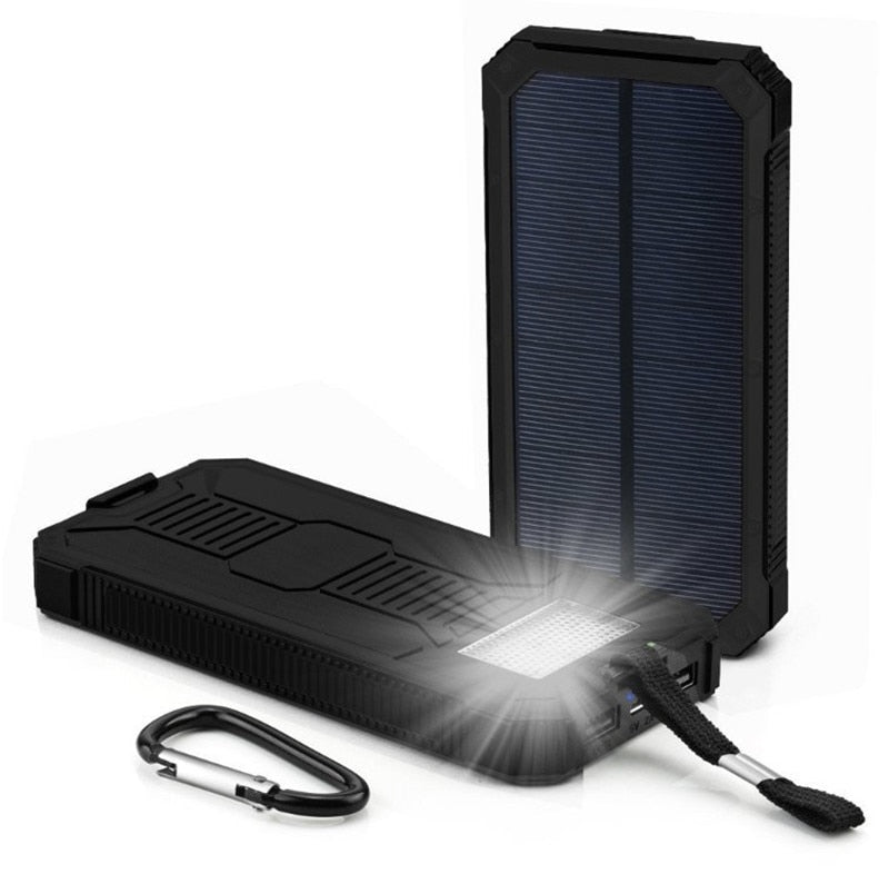 Solar 30000mAh Dual USB Power Bank