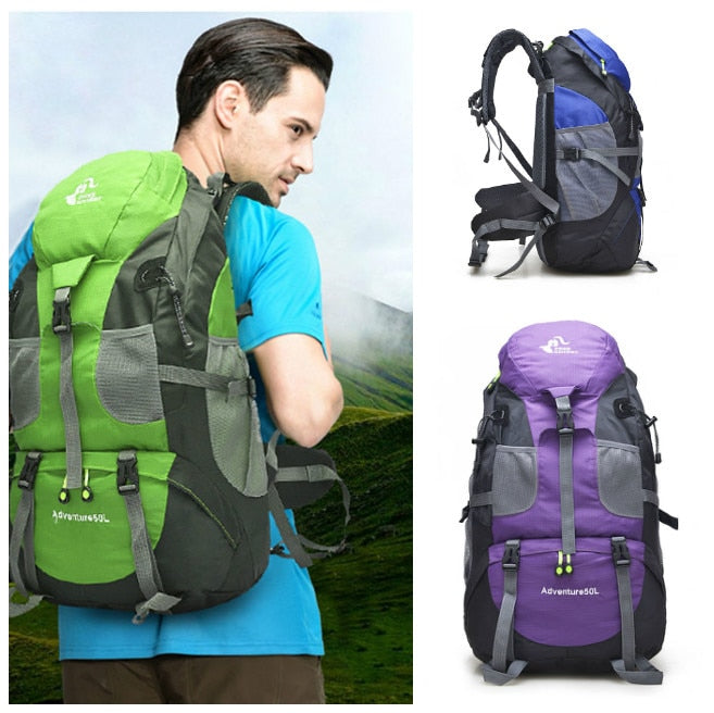 Breathable Waterproof Camping Hiking Bag - Equippage 